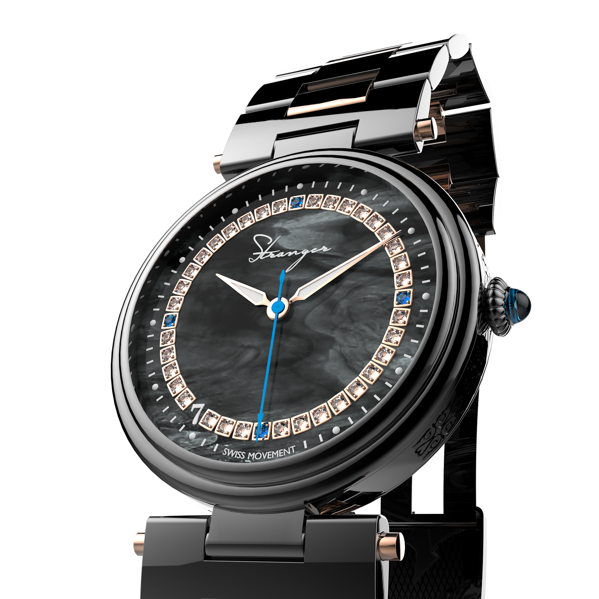 Lady Mother of Pearl - Black Diamond